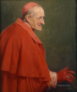 José Benlliure y Gil Painting - Cardenal romano José Benlliure y Gil